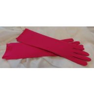 Hosszú, pink kesztyű