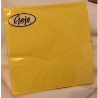 Szalvéta 33x33, 3 rétegű sárga (20db)