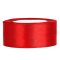 2,5 cm-es szatén szalag (25 m) piros