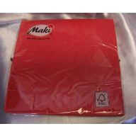 33x33 cm szalvéta, 3 rétegű (20 db/cs) piros