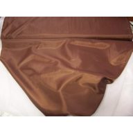 Csokibarna selyem dekoranyag 150 cm széles (méterre)