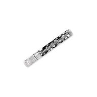 Konfetti ágyú ezüst csillagokkal (60 cm)