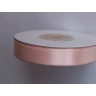 1, 2 cm x 25 m szatén szalag, barack (075J)