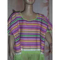 Poncsó / poncho gyerek farsangi jelmez(122 - 128 méret)