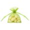 7,5x10 cm organza tasak élénkzöld (20 db)