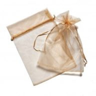 26x35 cm organza tasak arany