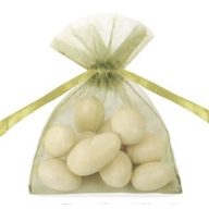 11x13 cm organza tasak s. mohazöld (5db)