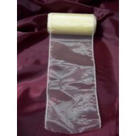 Krém 11 cm x 10 m organza - 074
