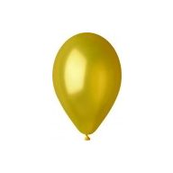 Metál lufi 27 cm - 084 sárga