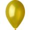 Metál lufi 27 cm - 084 sárga