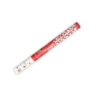 Konfetti ágyú fehér szívvel (60 cm)