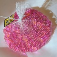 Dekorkő, dekorkavics pink (kb.90 db) - 2 cm - 16827