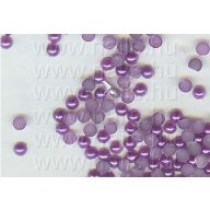 Félgyöngy 1,2 cm-es (kb. 100 db), lila