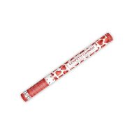 Konfetti ágyú piros szívvel (60 cm)