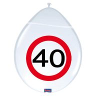 Évszámos lufi 40. (6 db)