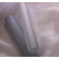 Ezüst 47 cm x 10 m organza