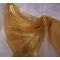 Szatén - organza (142 cm x 10 m) arany