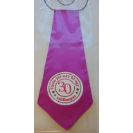 Nyakkendő 30.szülinapra, pink