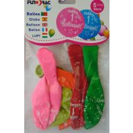 Boldog 1. születésnapot! lufi (5 db)