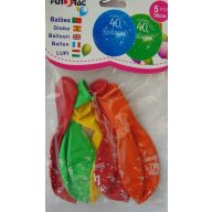 Boldog 40. születésnapot! lufi (5 db)