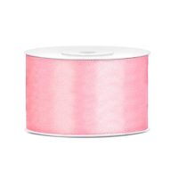 3, 8 cm-es szatén szalag (25 m) v.rszín (081J)