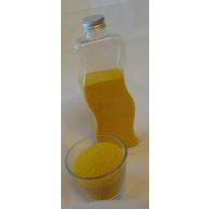 Dekorhomok finomszemű, 400 gr. - élénksárga - 10487