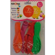 Boldog 7. születésnapot! lufi (5 db)