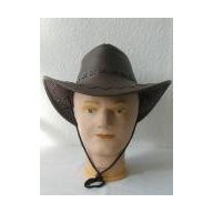 Cowboy kalap fekete velúr