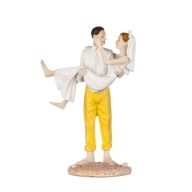 Ifjú pár tortadísz tengerpartos (16 cm)