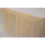 Főasztal dísz tüll, MILKALILA (140 x 75 cm)