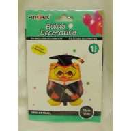 Ballagó bagoly fólia lufi, 78 cm - (602787)