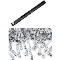 Konfetti ágyú ezüst szerpentinnel (60 cm) - TUKSE60