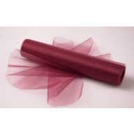 Sötétmályva 23,5 cm x 10 m organza
