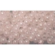 Fehér tekla gyöngy 10 mm - s (kb 100 db) - NEM FŰZHETŐ