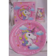 Unicornis, Unikornis szalvéta (16 db) rózsaszín