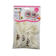 Évszámos lufi 18. (6 db)