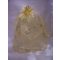 Organza tasak arany, csillagos (23x18cm) - 24 db