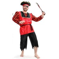 Kalóz férfi jelmez (M, L vagy XXL méretben)