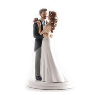 Nászpár tortadísz táncoló (21 cm) - 305001