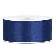 Szatén szalag sötétkék (654) - (2 cm x 22 m)
