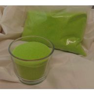 Dekorhomok világoszöld - 46 - (400 gr.) - finomszemű