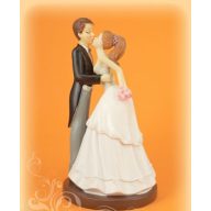 Esküvői tortadísz puszis, 16 cm - 305000 - (12654)