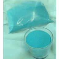 Dekorhomok finomszemű, 500 gr. - világos türkizkék