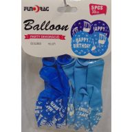 Happy Birthday, sörös gumi lufi (30 cm-es) - 5 db - 606881