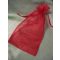 Organza tasak 14x17 cm, piros - 215753 (4 db)
