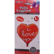 Fólia lufi I love You! - 51 cm-es (219232)