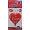 Fólia lufi I love You! - 51 cm-es (219232)