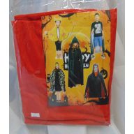 Piros, kapucnis köpeny (140 cm) - nylon jersey