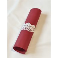 Csipke szalvétagyűrű