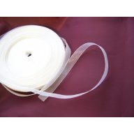 Organza szalag 1,5 cm x 23 m, törtfehér - 073